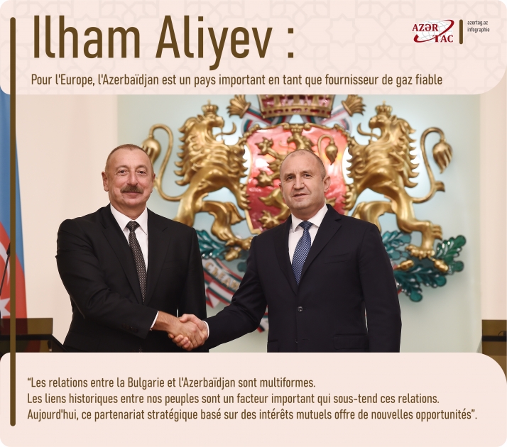 Ilham Aliyev : Pour l'Europe, l'Azerbaïdjan est un pays important en tant que fournisseur de gaz fiable