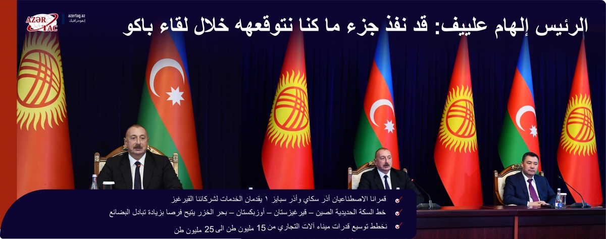 الرئيس إلهام علييف: قد نفذ جزء ما كنا نتوقعهه خلال لقاء باكو