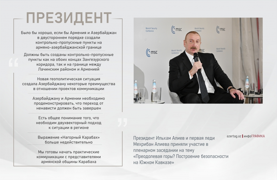 Президент: Было бы хорошо, если бы Армения и Азербайджан в двустороннем порядке создали контрольно-пропускные пункты на армяно-азербайджанской границе