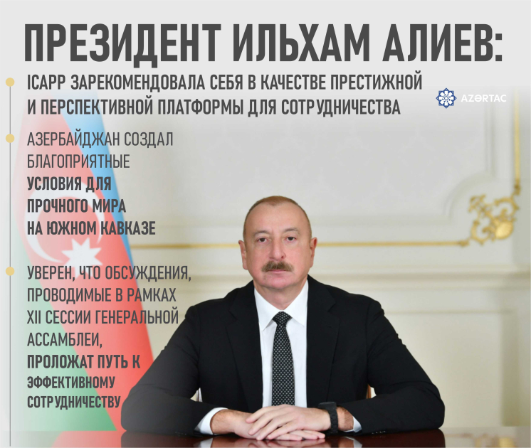 Президент Ильхам Алиев: ICAPP зарекомендовала себя в качестве престижной и перспективной платформы для сотрудничества