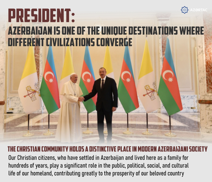 President Ilham Aliyev: The Christian community holds a distinctive place in modern Azerbaijani society