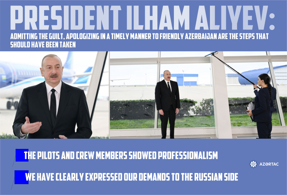President: Admitting the guilt, apologizing in a timely manner to friendly Azerbaijan are the steps that should have been taken
