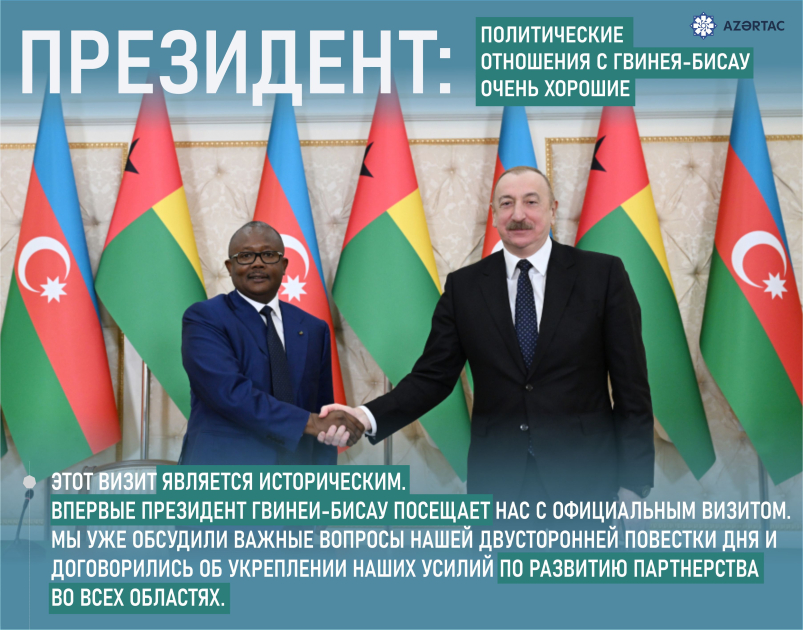 Президент Ильхам Алиев: Политические отношения с Гвинея-Бисау очень хорошие