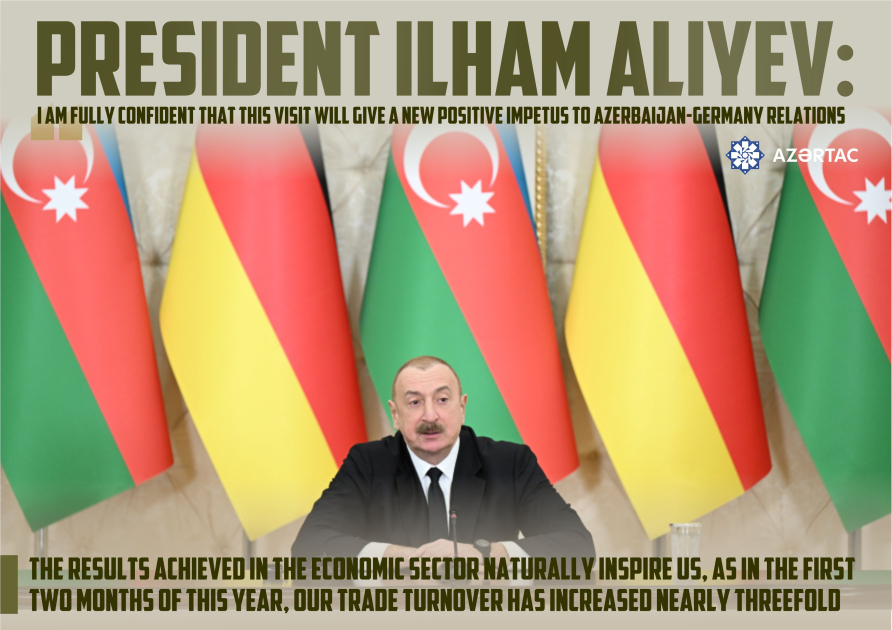 President Ilham Aliyev: I am fully confident that this visit will give a new positive impetus to Azerbaijan-Germany relations