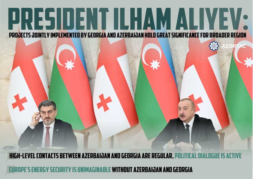 President Ilham Aliyev: Projects jointly implemented by Georgia and Azerbaijan hold great significance for broader region