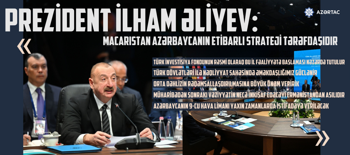 Prezident İlham Əliyev: Macarıstan Azərbaycanın etibarlı strateji tərəfdaşıdır