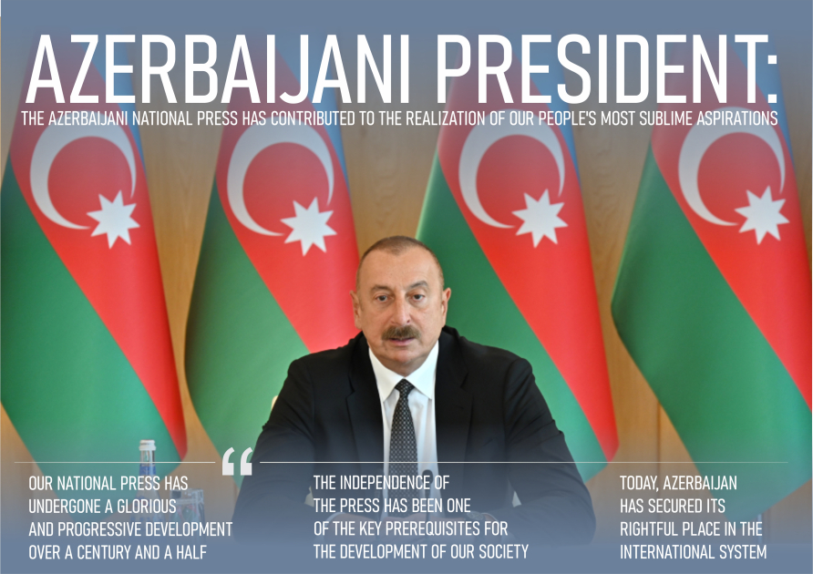 President: The Azerbaijani national press has contributed to the realization of our people's most sublime aspirations