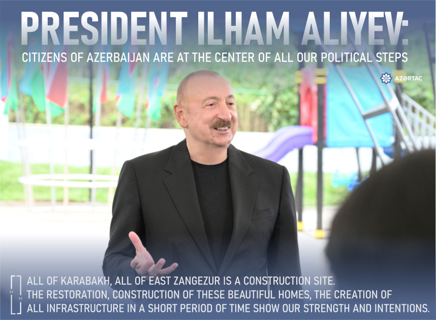 President Ilham Aliyev: Citizens of Azerbaijan are at the center of all our political steps