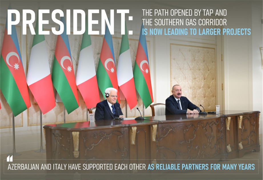 President: The path opened by TAP and the Southern Gas Corridor is now leading to larger projects