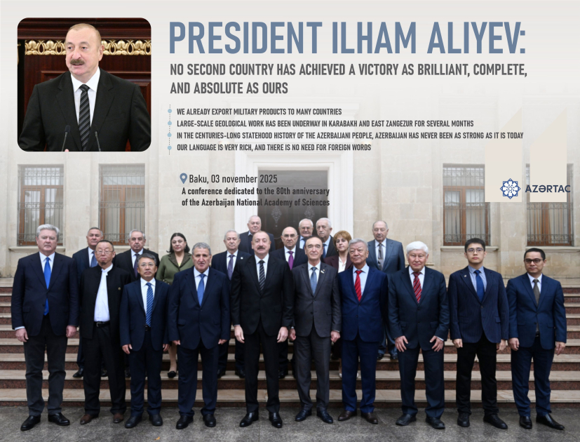 President Ilham Aliyev: No second country has achieved a Victory as brilliant, complete, and absolute as ours