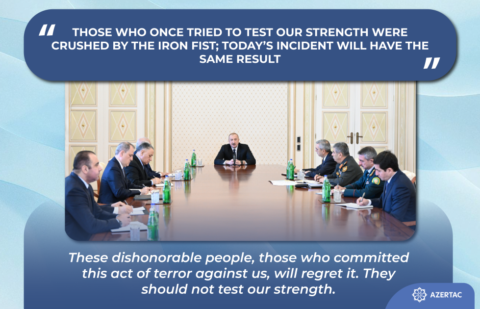 President: Those who once tried to test our strength were crushed by the Iron Fist; today’s incident will have the same result