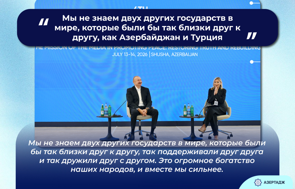 Президент: Мы не знаем двух других государств в мире, которые были бы так близки друг к другу, как Азербайджан и Турция