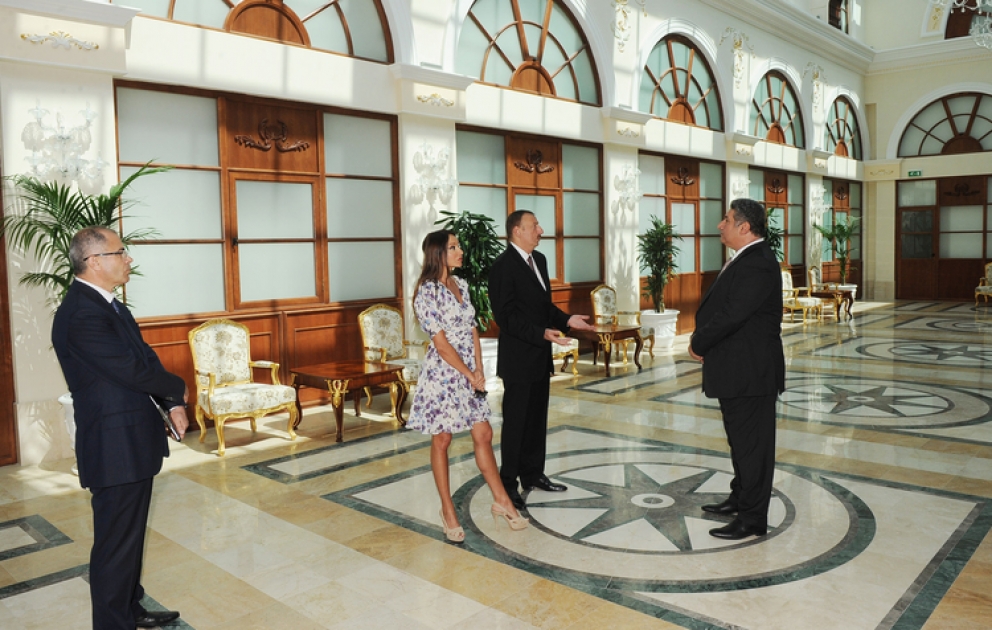 Le Palais du bonheur à Bakou a été mis en service après la réparation et la reconstructionLe président Ilham Aliyev a participé à la cérémonie inaugurale