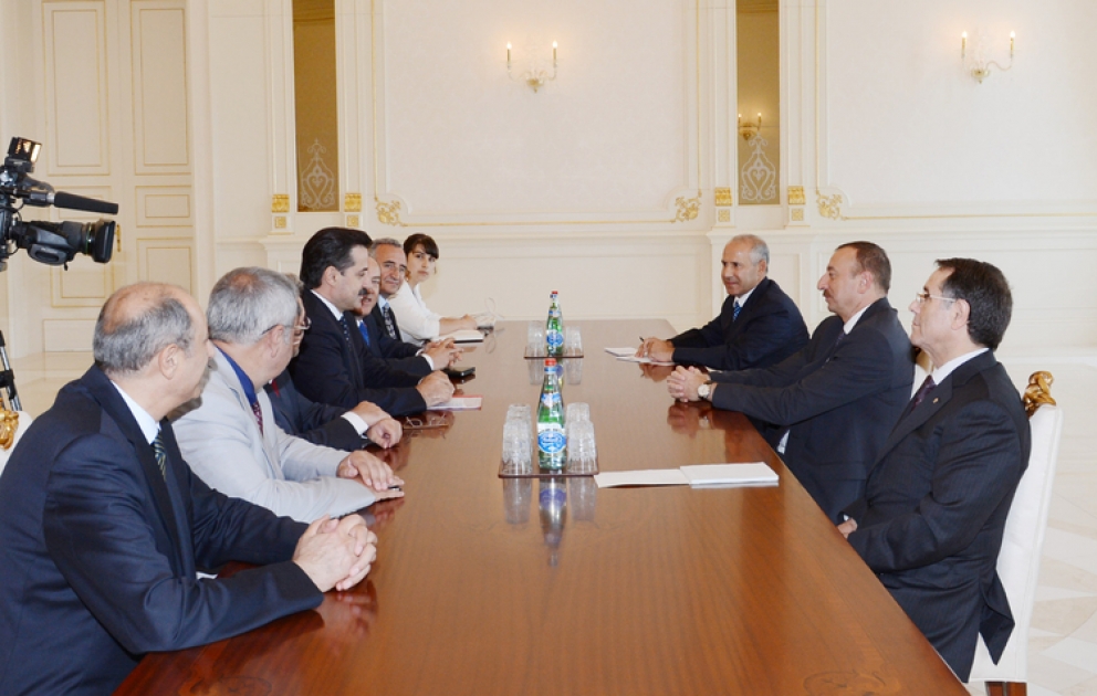 Le président azerbaïdjanais Ilham Aliyev a reçu la délégation conduite par le ministre turc du travail et de la protection sociale