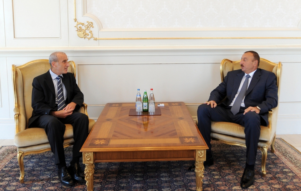 Le président M. Ilham Aliyev a reçu Michael Lavon –Lotem, ambassadeur israélien dans le cadre de l’achèvement de sa mission diplomatique