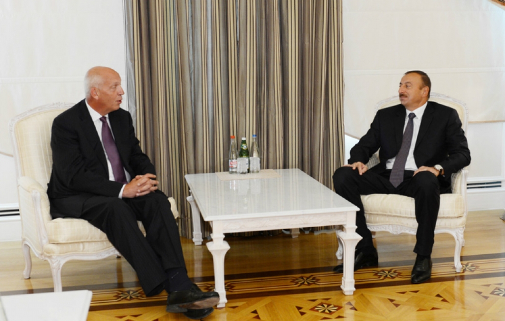 Le président azerbaïdjanais Ilham Aliyev a reçu le président de la Société « TeliaSonera »