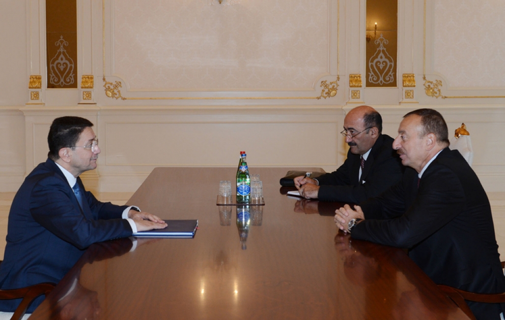 Le président azerbaïdjanais M. Ilham Aliyev a reçu le secrétaire général de l’organisation mondiale du tourisme