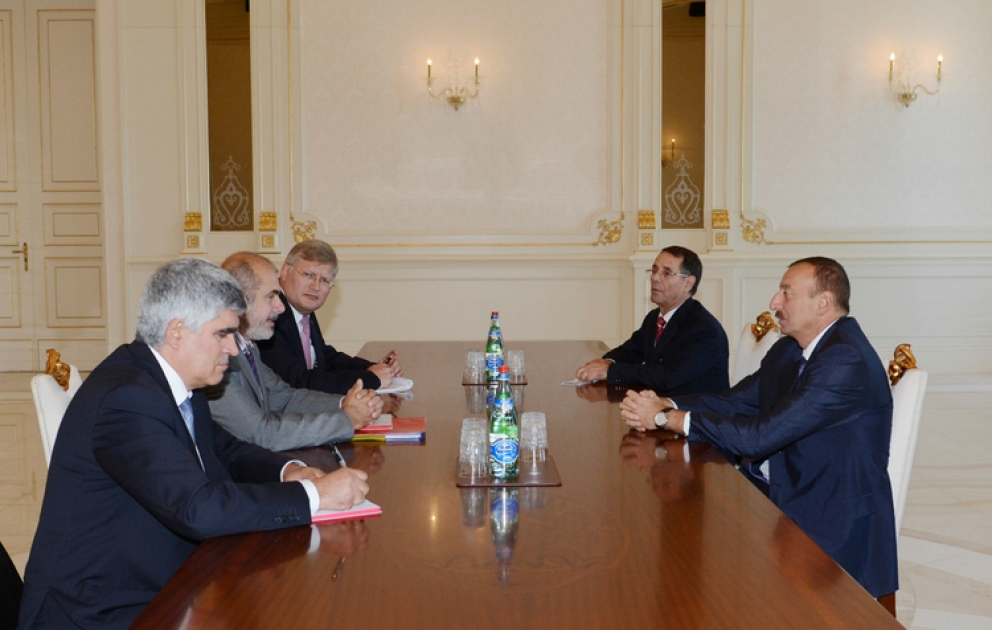 Le président azerbaïdjanais M. Ilham Aliyev a reçu la délégation dirigée par le représentant spécial de l’Union Européenne au Caucase du Sud