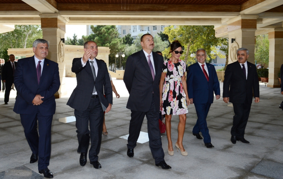 L’ouverture du parc Heydar Aliyev dans l’arrondissement Nizami à Bakou