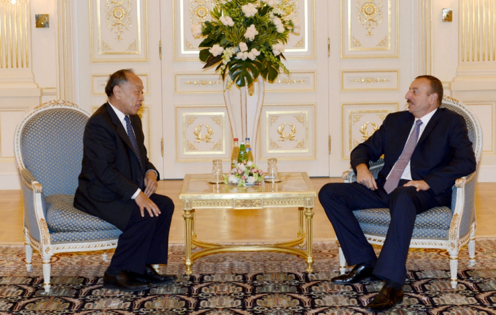 Le président azerbaïdjanais M.Ilham Aliyev a reçu la délégation conduite par le président de la Commission des affaires étrangères du Comité permanent de l’Assemblée populaire nationale de la Chine