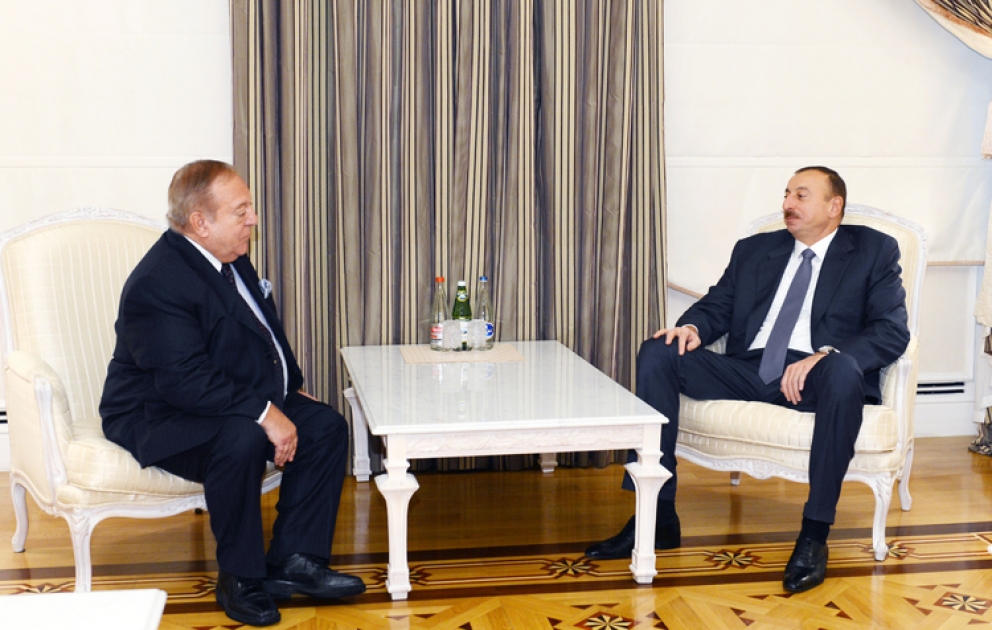 Le président azerbaïdjanais Ilham Aliyev a reçu le président de la Fédération Internationale d’Haltérophilie