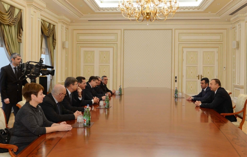 Le président azerbaïdjanais a reçu la délégation conduite par le gouverneur de la province d’Astrakhan de la Russie