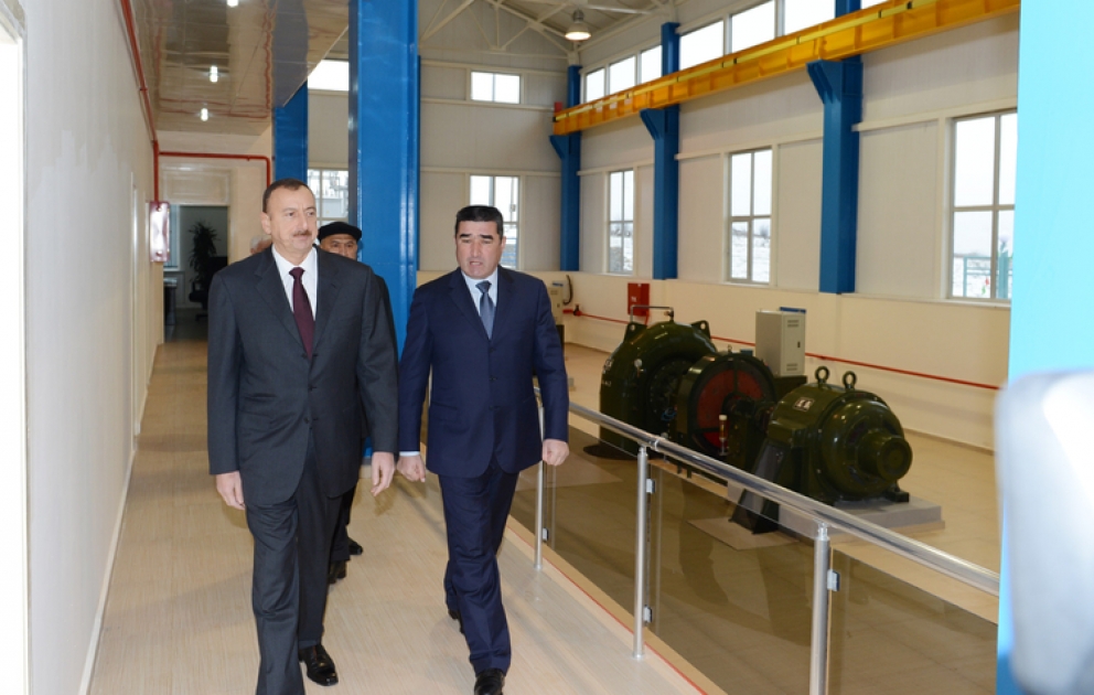 La visite du président azerbaïdjanais Ilham Aliyev à la région de GoussarLa centrale hydroélectrique Goussar-1 mise en exploitation