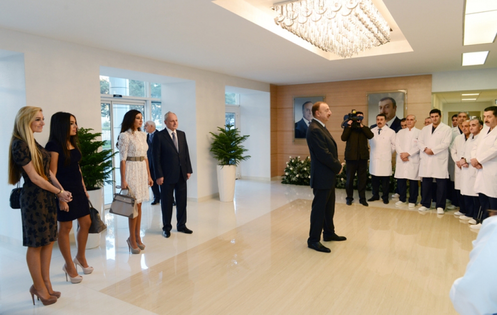 La mise en service de l’Hôpital national de neurochirurgie après la reconstruction Le président Ilham Aliyev a participé à la cérémonie inaugurale