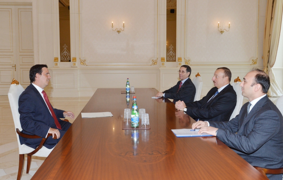 Le président azerbaïdjanais M. Ilham Aliyev a reçu le secrétaire adjoint de la présidence de l’Uruguay