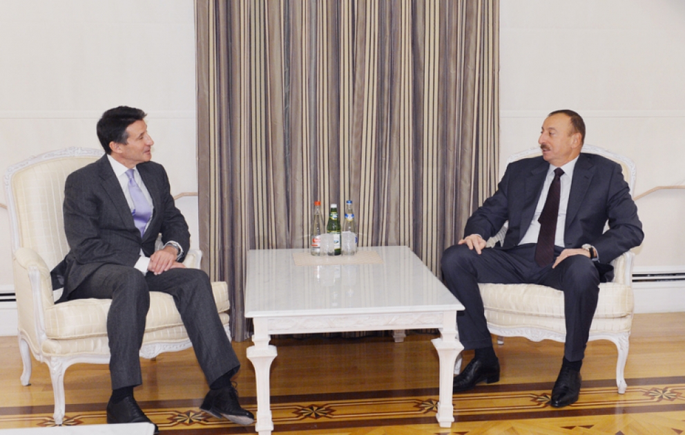 Le président azerbaïdjanais Ilham Aliyev a reçu le président du Comité olympique national de la Grande Bretagne, directeur exécutif du CIO pour les Jeux Olympiques de Londres