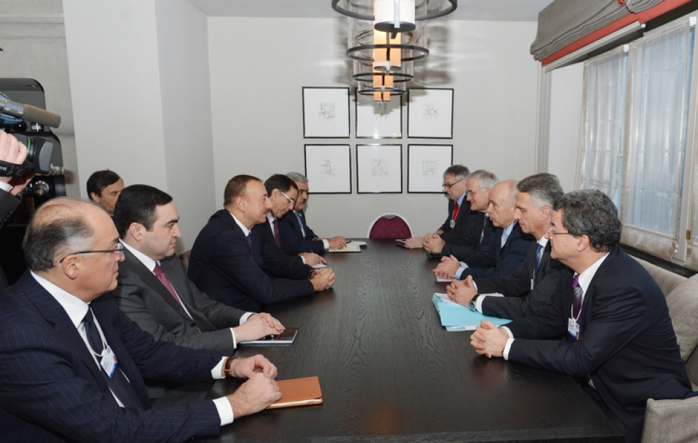 Le président azerbaïdjanais M. Ilham Aliyev a rencontré M. Ueli Maurer, président de la Confédération de Suisse
