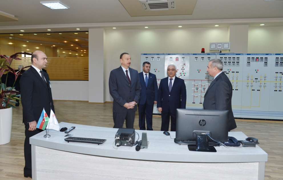 Les sous-stations et bâtiments administratifs nouvellement construits de la Société anonyme ouverte “Bakıelektrikşəbəkə” ont été mis en serviceLe Président azerbaïdjanais Ilham Aliev a pris part à la cérémonie d’ouverture