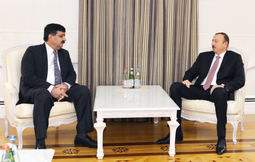Le président azerbaïdjanais Ilham Aliyev a reçu le président de l’organisation SOS Villages d'Enfants International