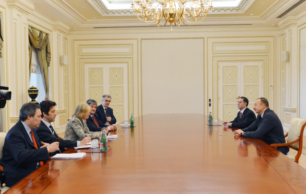 Le président azerbaïdjanais Ilham Aliyev a reçu la délégation dirigée par la vice-ministre italienne des affaires étrangères