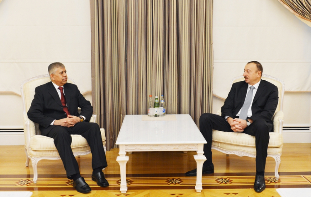 Le président Ilham Aliyev a reçu l’ambassadeur de Pakistan en Azerbaïdjan à l’occasion de l’achèvement de son activité diplomatique