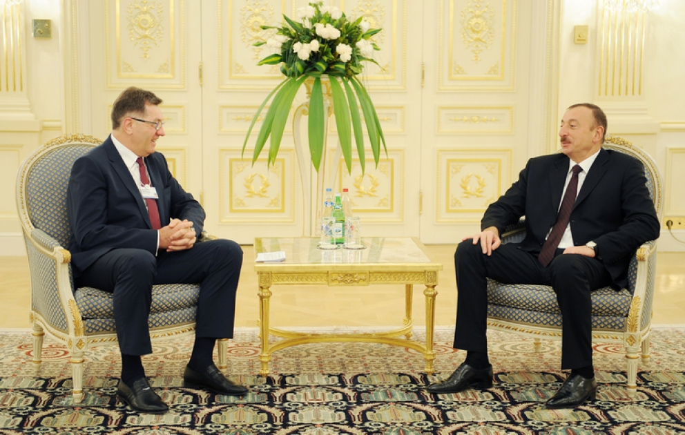 Le président azerbaïdjanais Ilham Aliyev a reçu le Premier ministre lituanien VIDEO