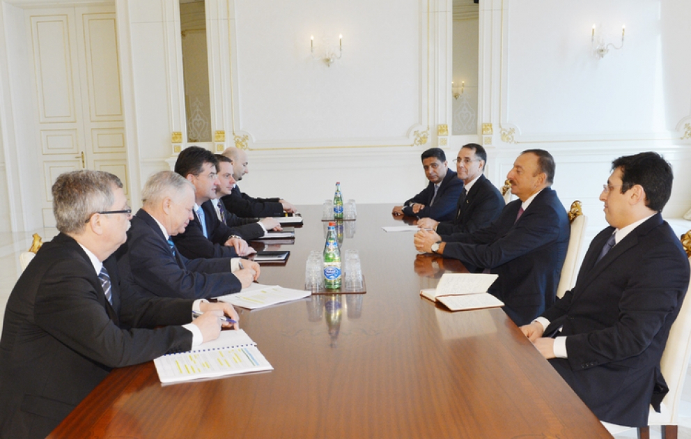 Le président azerbaïdjanais Ilham Aliyev a reçu la délégation conduite par le Vice-Premier ministre et ministre des Affaires étrangères de la Slovaquie VIDEO