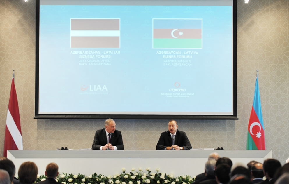 Le forum d’affaires azerbaïdjano-letton à Bakou VIDEO