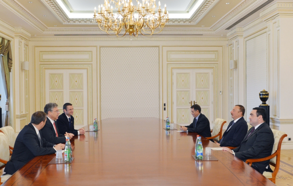 Azerbaijani President Ilham Aliyev receives President of Swiss Council of States VİDEO