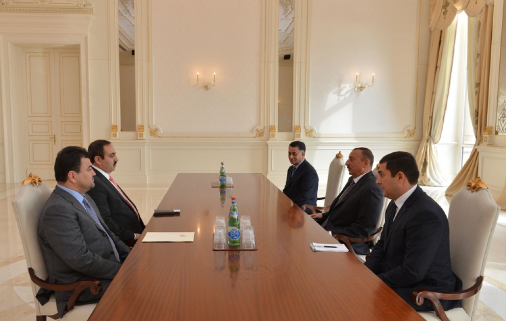 Azerbaijani President Ilham Aliyev receives Afghan Interior Minister VİDEO