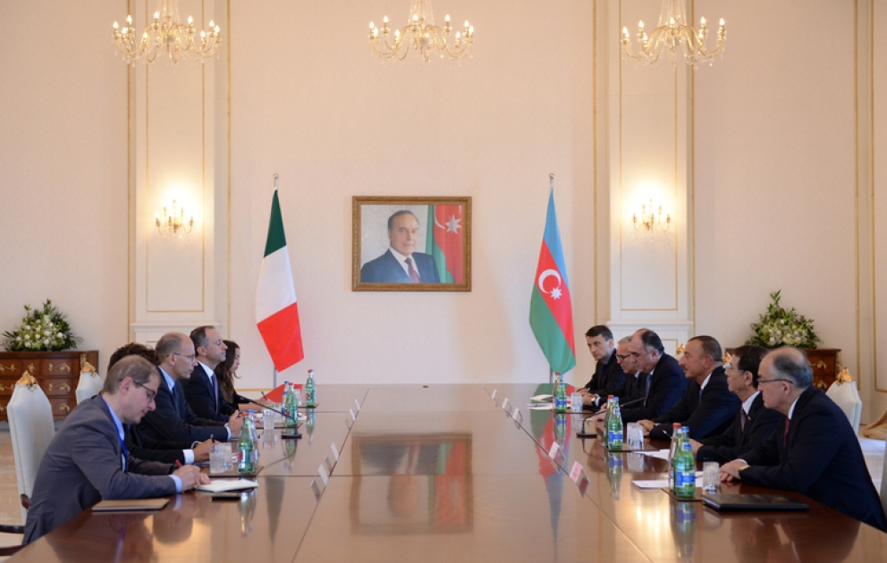 Azerbaijani President Ilham Aliyev, Italian Premier Enrico Letta have expanded meeting VİDEO