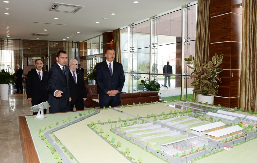 President Ilham Aliyev attends opening of Agro-Complex Gabala Ltd VİDEO