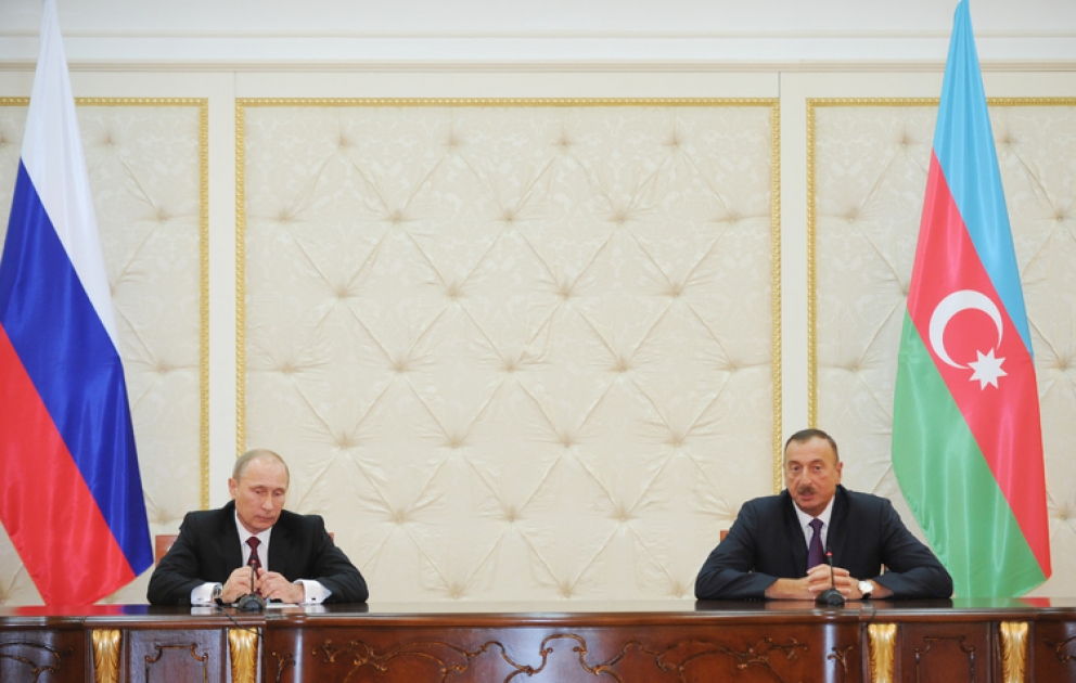 Azerbaijani and Russian presidents give joint press conference VİDEO