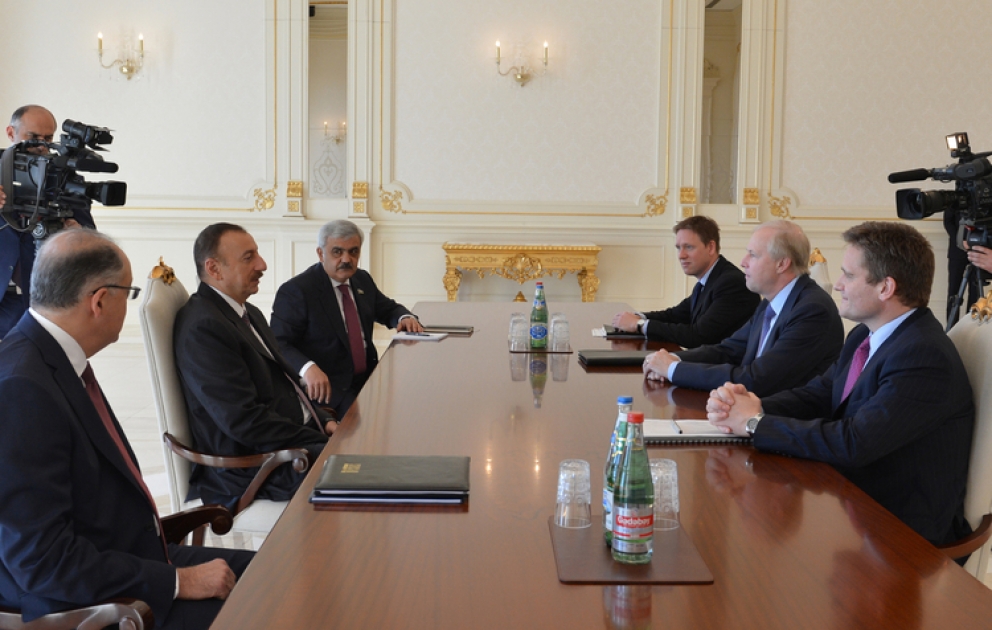 Le président azerbaïdjanais Ilham Aliyev a reçu le président de la société bp VIDEO