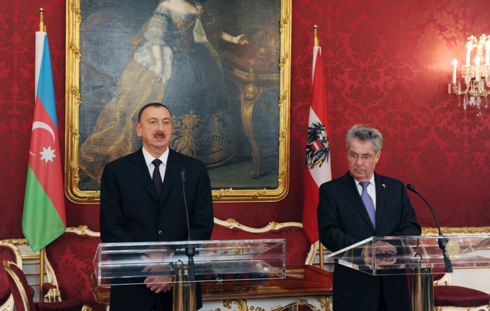 Les présidents azerbaïdjanais et autrichien ont tenu une conférence de presse VIDEO