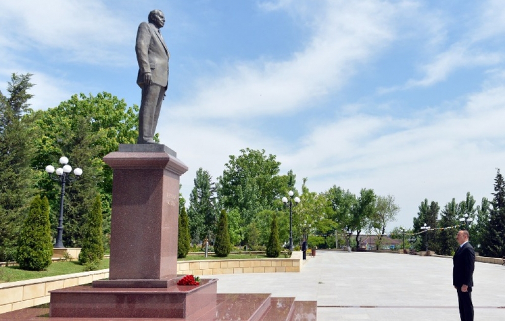 Le président azerbaïdjanais Ilham Aliyev est arrivé en visite à Chamakhy VIDEO