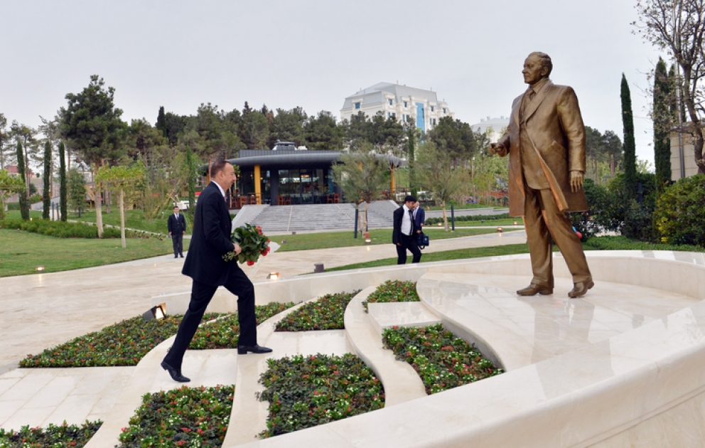 Le bâtiment administratif du Parti du Nouvel Azerbaïdjan dans l’arrondissement Binagadi a été inauguré VİDEO