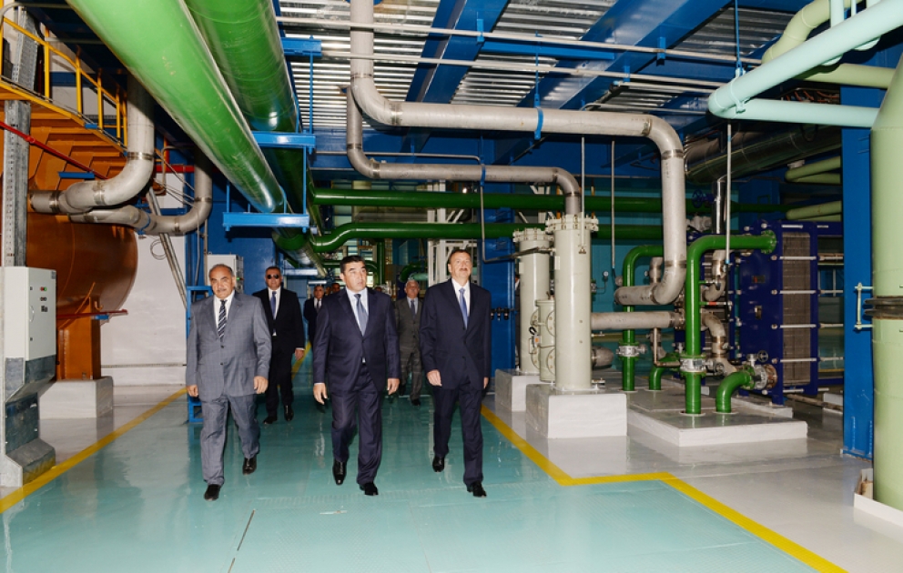 La Centrale électrique «Djanoub» mise en service Le président Ilham Aliyev a participé à la cérémonie inaugurale VİDEO