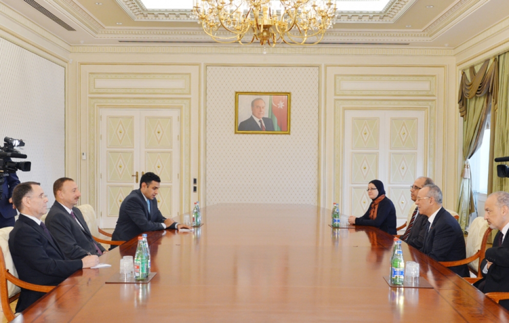 Le président Ilham Aliyev a reçu Ahmed Toufiq, ministre marocain des Habous et des affaires islamiques VİDEO