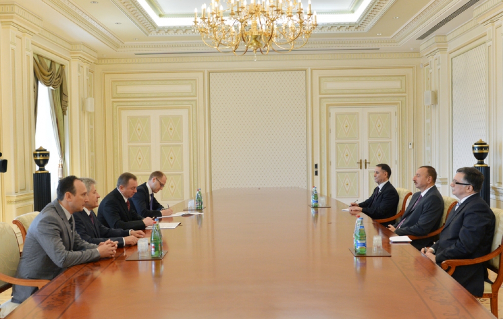 Le président azerbaïdjanais Ilham Aliyev a reçu Vladimir Makeï, ministre des Affaires étrangères de la République de Biélorussie VİDEO